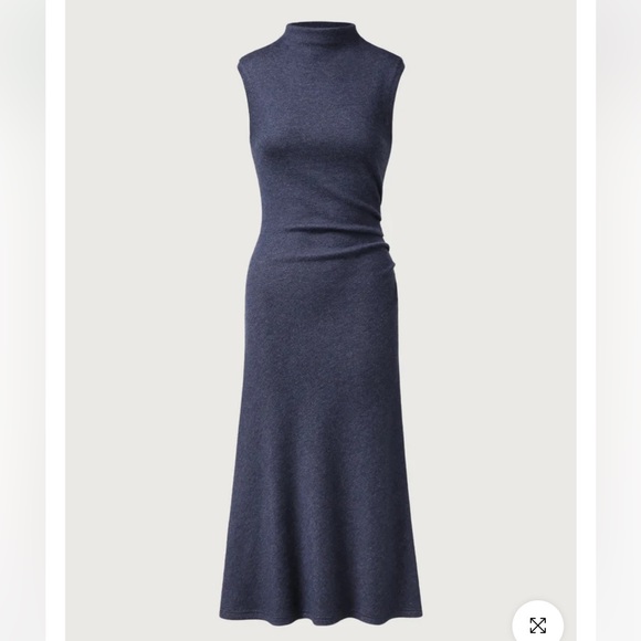 OGL Dresses & Skirts - OGL Cashsoft Mockneck Sleeveless Midi Dress